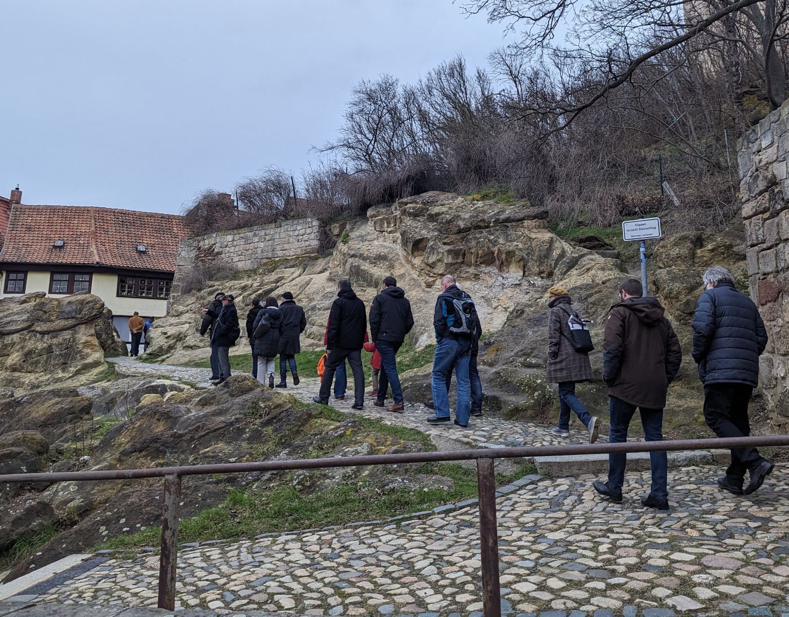 Stadtführung auf dem Weg zum Schloss